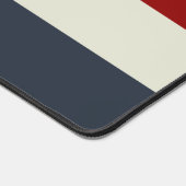 Muster für blaue Rot- und Olive-Braune Streifen Schreibtischunterlage (Ecke)