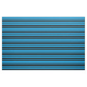 Muster für blaue schwarze Streifen Stoff (Fat Quarter (45,7 x 55,9 cm))