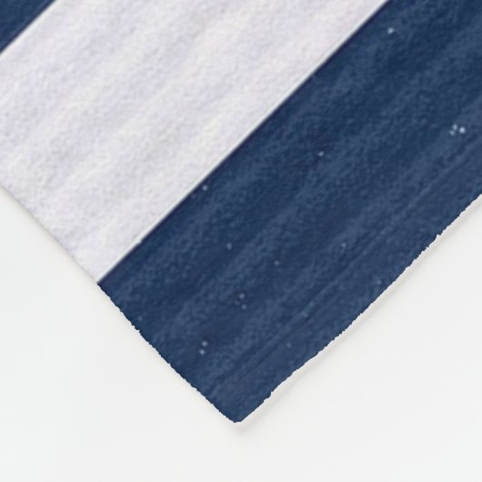 Muster für blaue Streifen Fleecedecke (Ecke)
