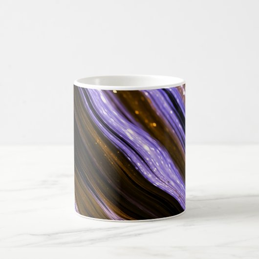 Muster für blaue Streifen Kaffeetasse (Mittel)