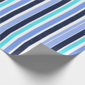 Muster für blaue Textur Geschenkpapier (Ecke)