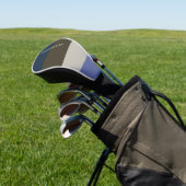 Muster für blaue und braune Streifen Golf Headcover (In SItu)