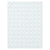 Muster für blaue und graue Blätter Tischdecke (Vorderseite)