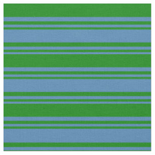 Muster für blaue und grüne Linien Stoff