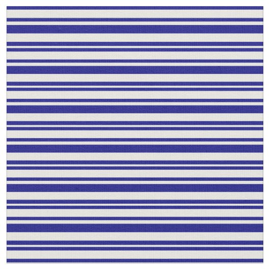 Muster für blaue und Minze Cream Lines Stoff (Nahaufnahme)