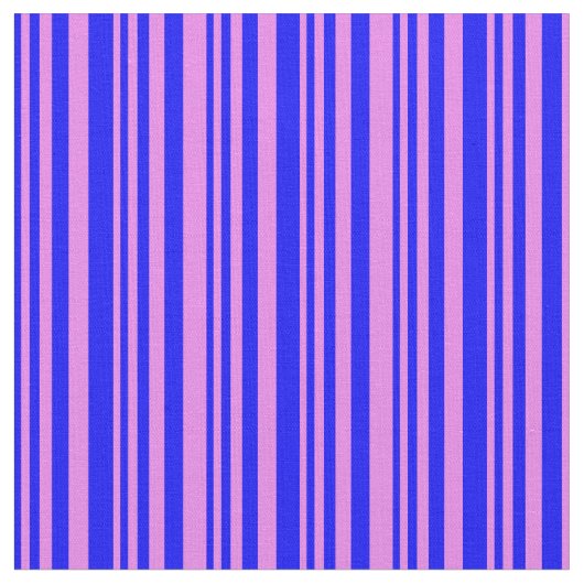 Muster für blaue und violette Streifen Stoff (Nahaufnahme)