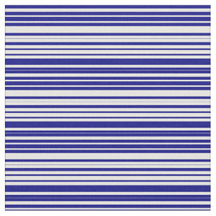 Muster für blaue und weiße Linien Stoff