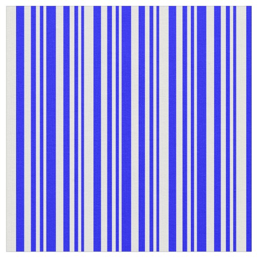 Muster für blaue und weiße Linien Stoff (Nahaufnahme)