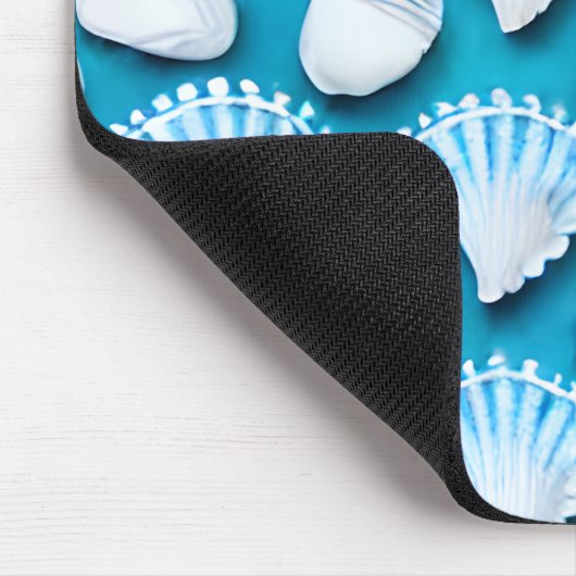 Muster für blaue und weiße Ozeane Mousepad (Ecke)