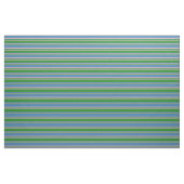Muster für blaue, waldgrüne und hellrosa Streifen Stoff (Fat Quarter (45,7 x 55,9 cm))