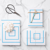 Muster für blaues geometrisches Quadrat