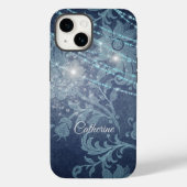 Muster für blaues Hintergrundbild mit Zeichenkette Case-Mate iPhone Hülle (Rückseite)