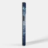 Muster für blaues Hintergrundbild mit Zeichenkette Case-Mate iPhone Hülle (Rückseite / Rechts)