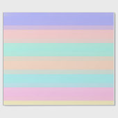 Muster für blaugelb rosa grüne Pastellstreifen Geschenkpapier (Flach)