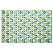 Muster für blaugrüne Retro-Viertel Stoff (Fat Quarter (45,7 x 55,9 cm))