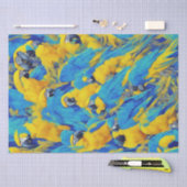 Muster für Blue & Gold Macaws Seidenpapier (Handwerk)