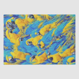 Muster für Blue & Gold Macaws Seidenpapier