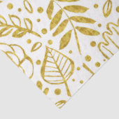 Muster für Blume aus Gold und Weiß Seidenpapier (Ausschnitt)