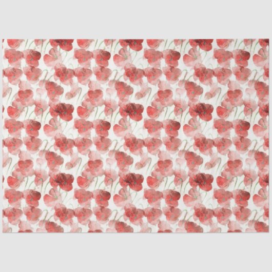 Muster für Blume für Wasserfarben Seidenpapier (Vorderseite)