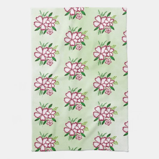 Muster für Blume Geschirrtuch (Vertikal)