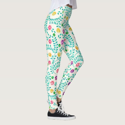 Muster für Blume Leggings (Rechts)