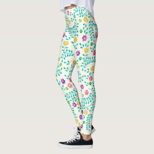 Muster für Blume Leggings (Links)