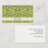 Muster für Blumenbilder Visitenkarte (Vorne/Hinten)