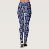 Muster für Blumenkorsette Leggings (Rückseite)
