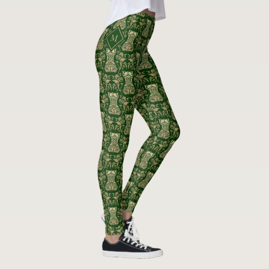 Muster für Blumenkorsette Leggings (Rechts)