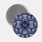 Muster für Blumenkorsette Magnet (Vorderseite/Rückseite)