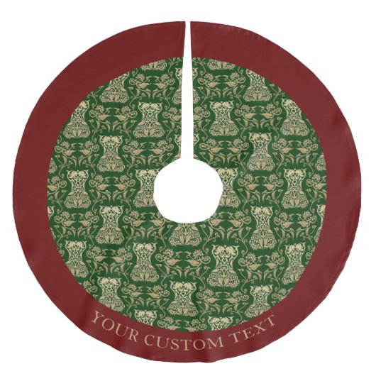 Muster für Blumenkorsette Polyester Weihnachtsbaumdecke (Vorderseite)