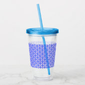 Muster für Blumenmuster Acryltrinkbecher (Links)