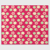 Muster für Blumenmuster Geschenkpapier (Flach)