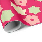 Muster für Blumenmuster Geschenkpapier (Rolleneckpunkt)
