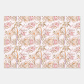 Muster für Blumenparfüms Geschenkpapier Set (Vorderseite 2)