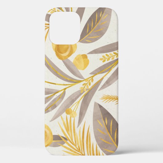 Muster für botanisches Blumenpapier Case-Mate iPhone Hülle (Rückseite)