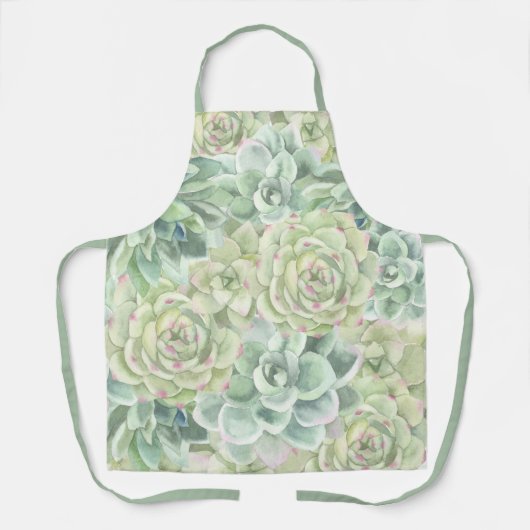 Muster für botanisches grünes Wasser Schürze (Vorderseite)