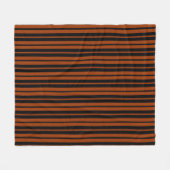 Muster für braune schwarze vertikale Streifen Fleecedecke (Vorderseite (Horizontal))