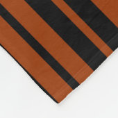 Muster für braune schwarze vertikale Streifen Fleecedecke (Ecke)