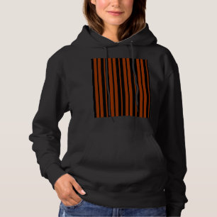 Muster für braune schwarze vertikale Streifen Hoodie