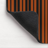 Muster für braune schwarze vertikale Streifen Mousepad (Ecke)