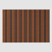 Muster für braune schwarze vertikale Streifen Seidenpapier (Vorderseite)