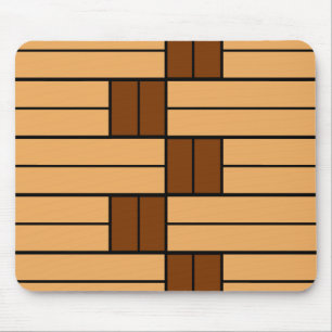 Muster für braune Streifen Mousepad