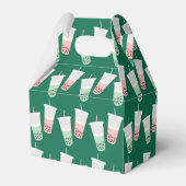 Muster für Bubble Tee Geschenkschachtel (Rückseite)