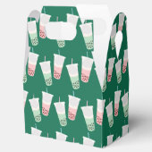 Muster für Bubble Tee Geschenkschachtel (Geöffnet)