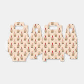 Muster für Bubble Tee Geschenkschachtel (Ungefaltet)