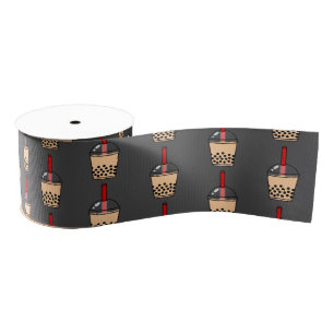 Muster für Bubble Tee Ripsband