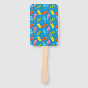 Muster für bunte Popsicles Fächer