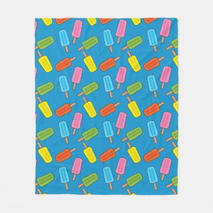Muster für bunte Popsicles Fleecedecke