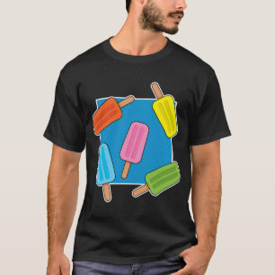 Muster für bunte Popsicles T-Shirt